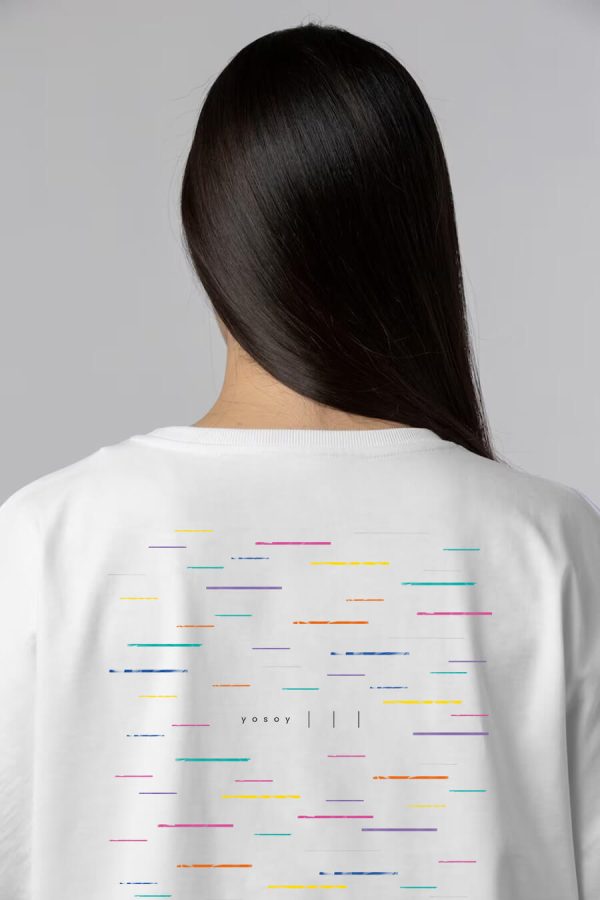 Estampado Líneas Horizontales Mini logo medio. - Imagen 7